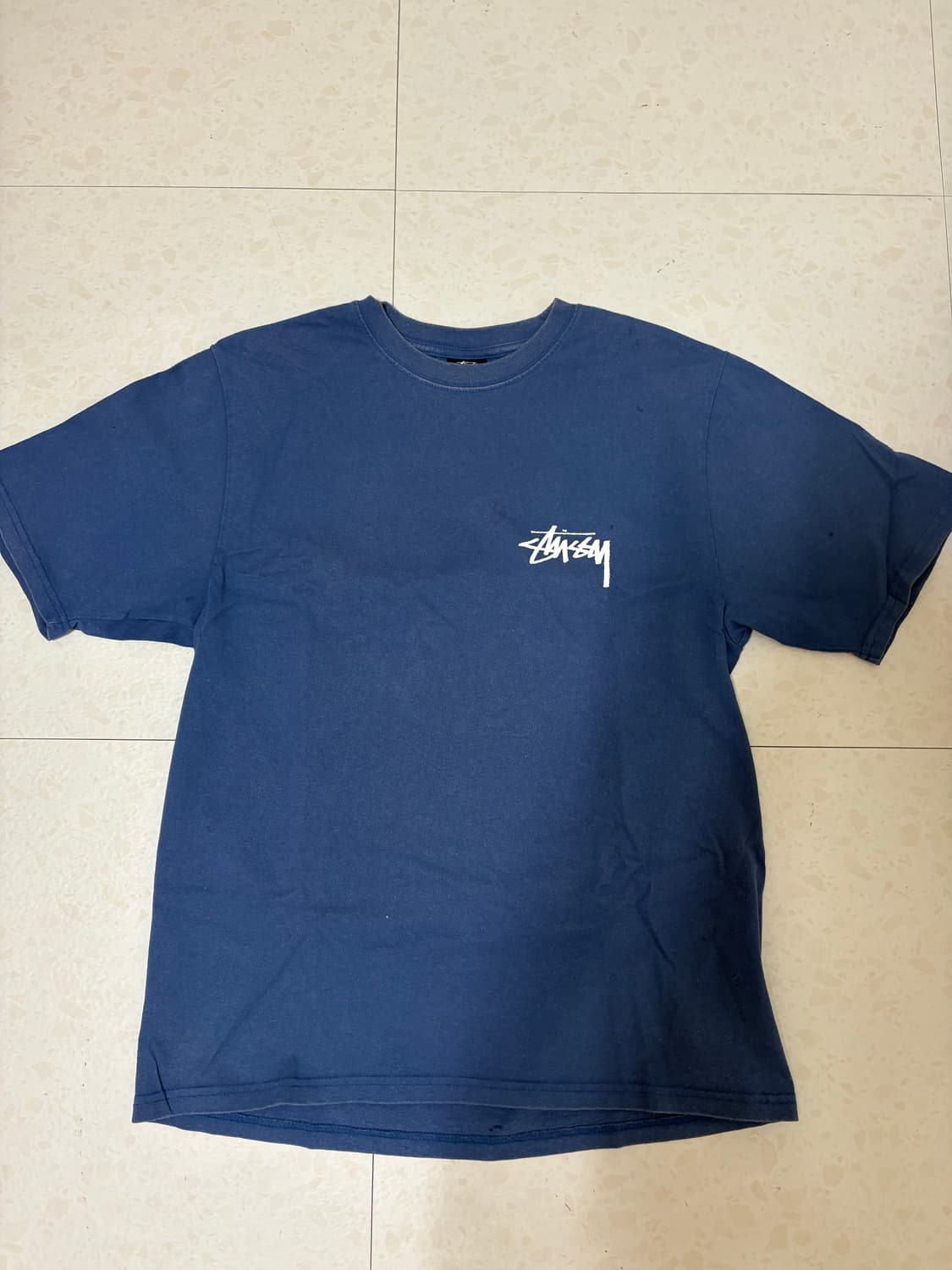 스투시 위더드 플라워 티셔츠 미드나잇 상품이미지2