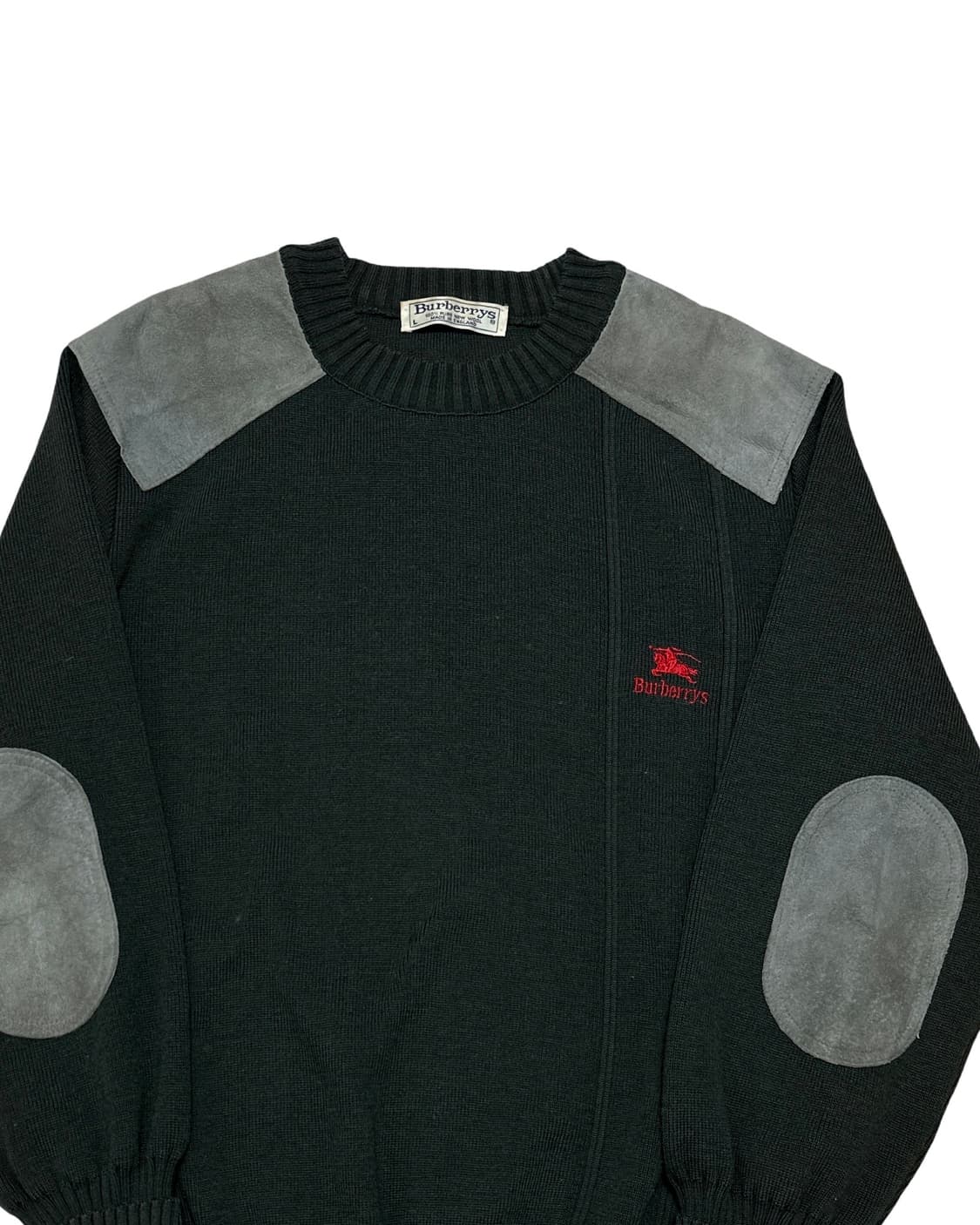 버버리 기마로고 딥그린 코만도 니트 상품이미지2