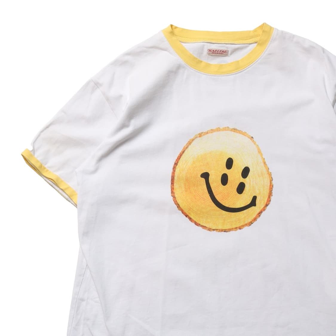 케피탈 Kapital Smile Ringer T-Shirt
 상품이미지2