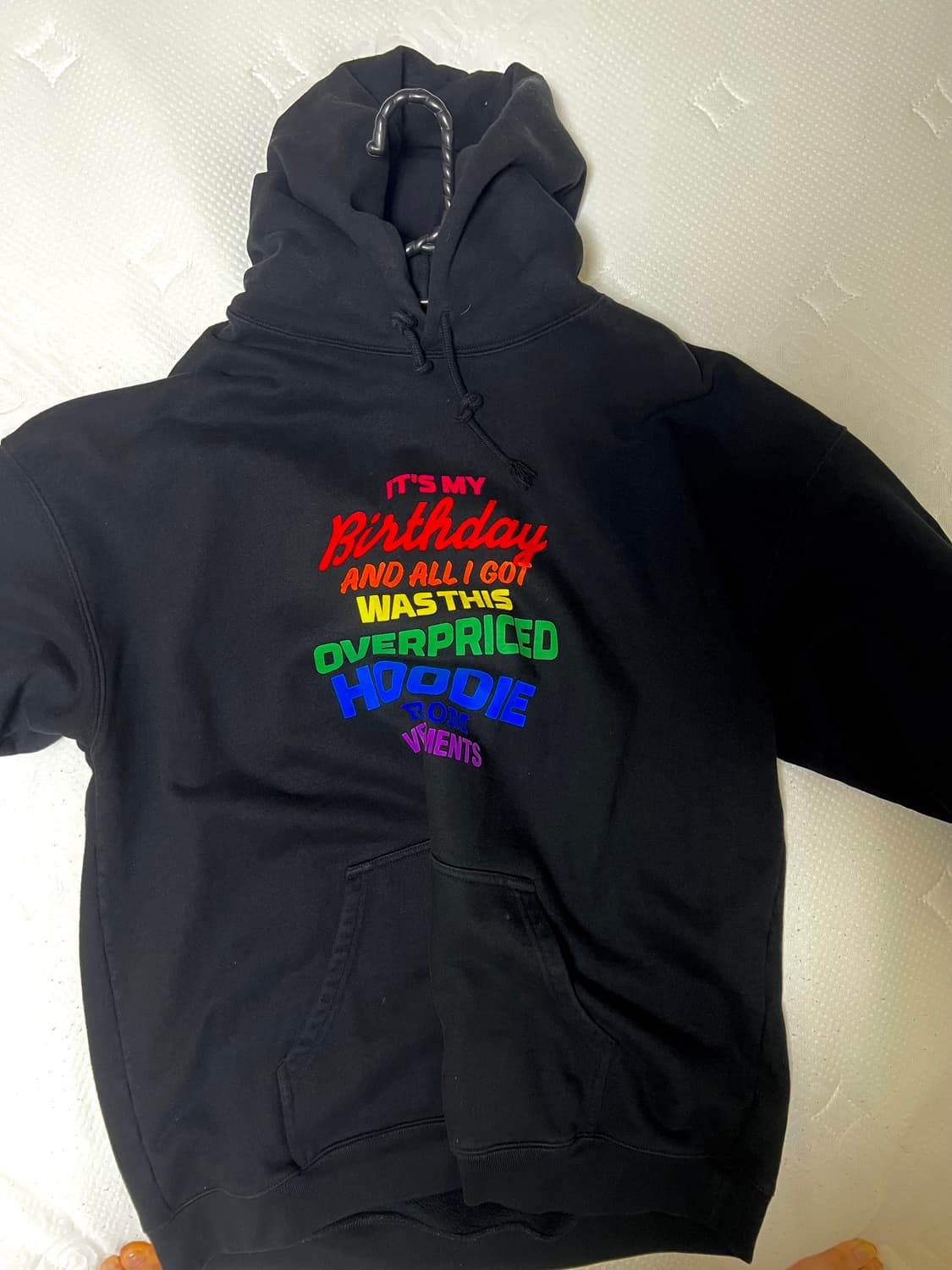 VETEMENTS 기모 후드티 상품이미지2