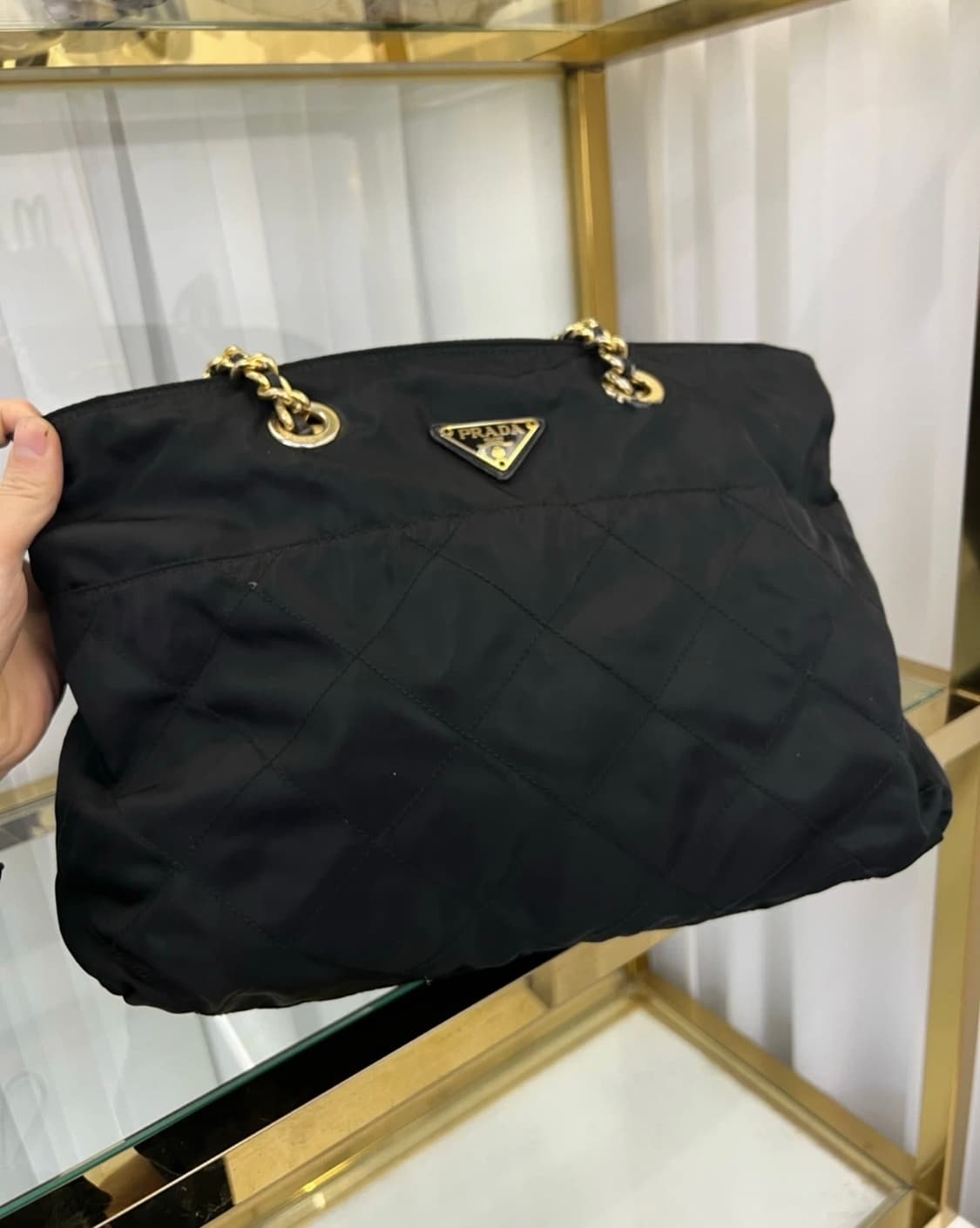 프라다 퀄팅 포코노 체인백 숄더 상품이미지1