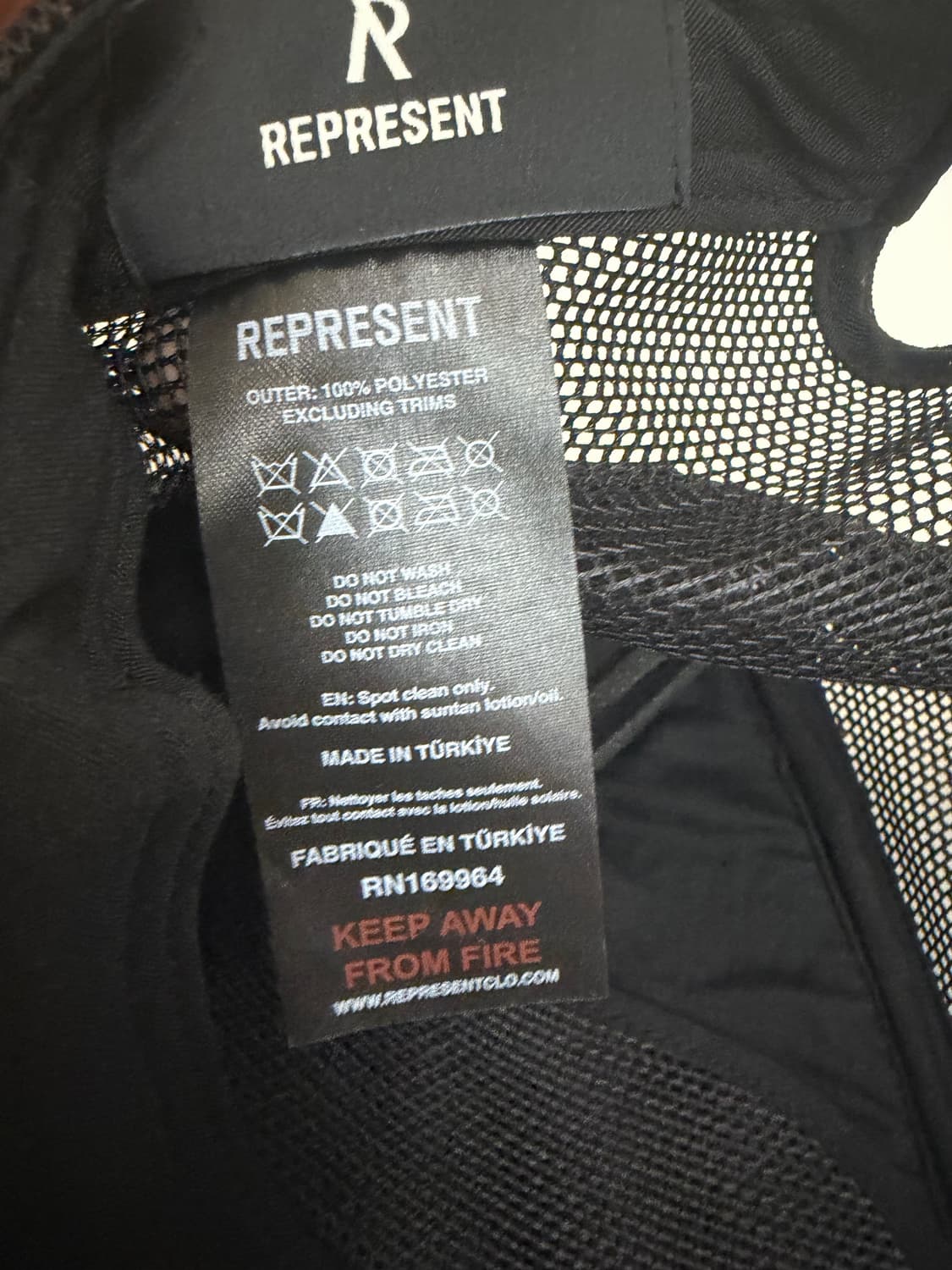 REPRESENT METALLICA 메탈리카 트러커 캡 블랙 상품이미지2