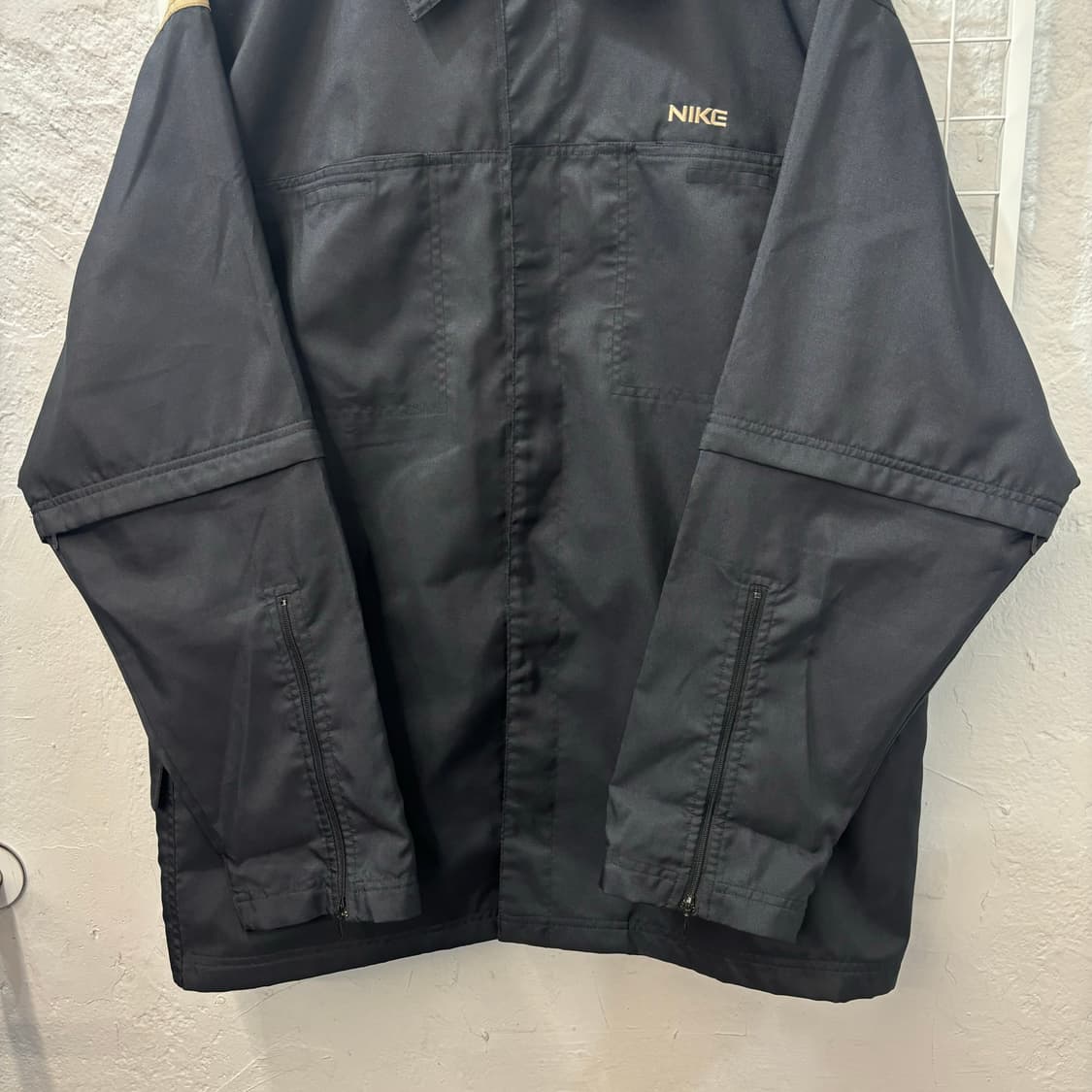 00s 나이키 올드스쿨 컨버터블 블랙 투웨이 자켓 2XL 상품이미지4