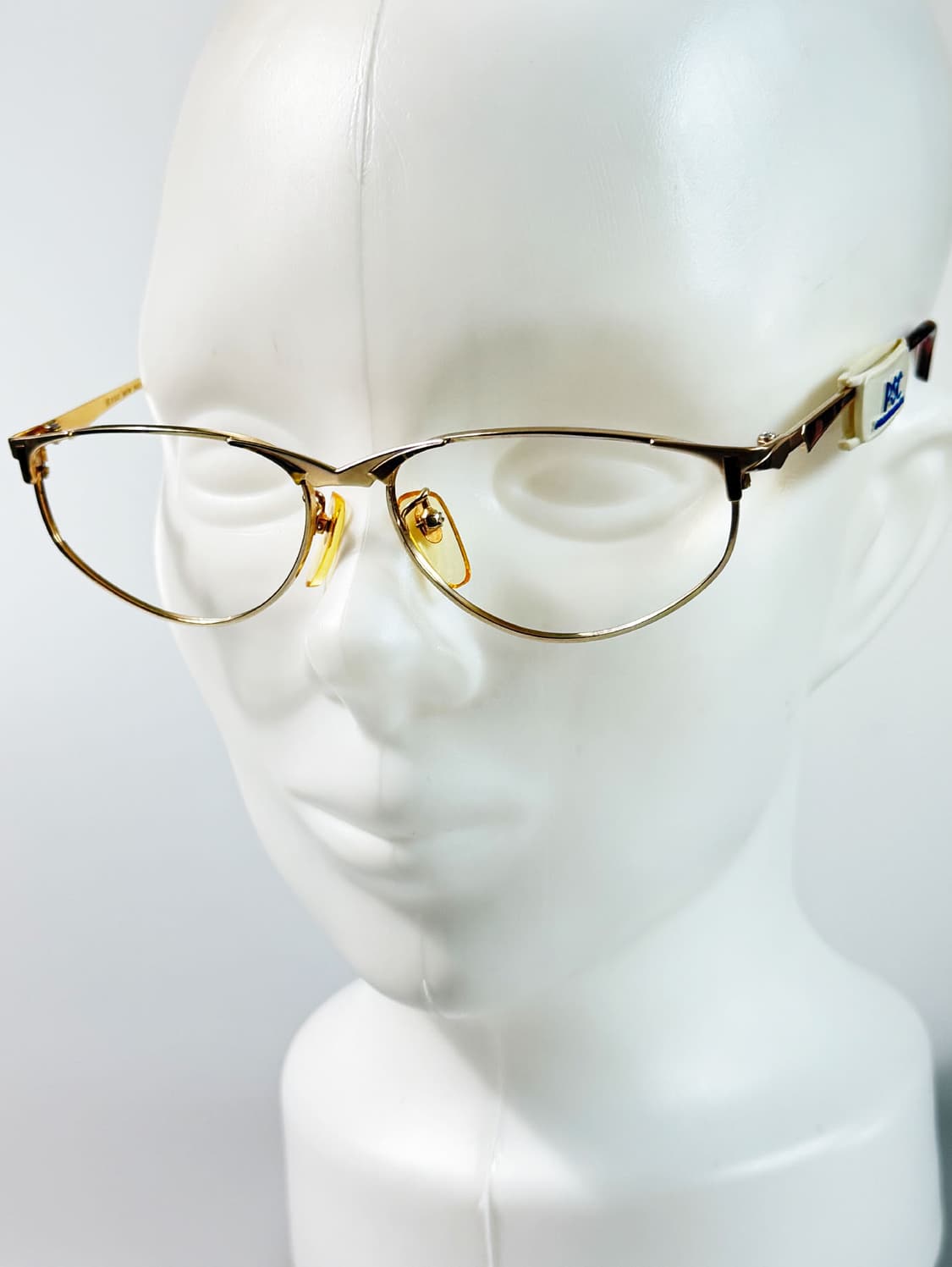 90s P.S.C FASHION 골드 메탈 슬림 스퀘어 빈티지 안경 상품이미지8