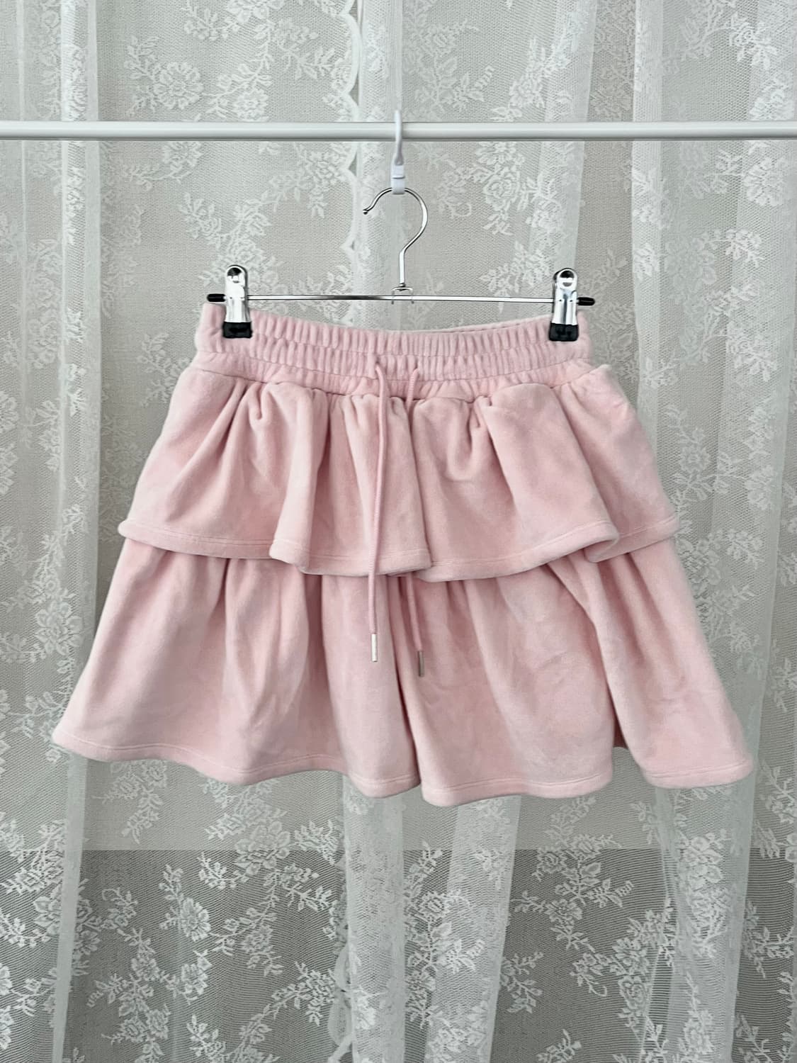 S) 메이윤 극세사 캉캉스커트 핑크 상품이미지1