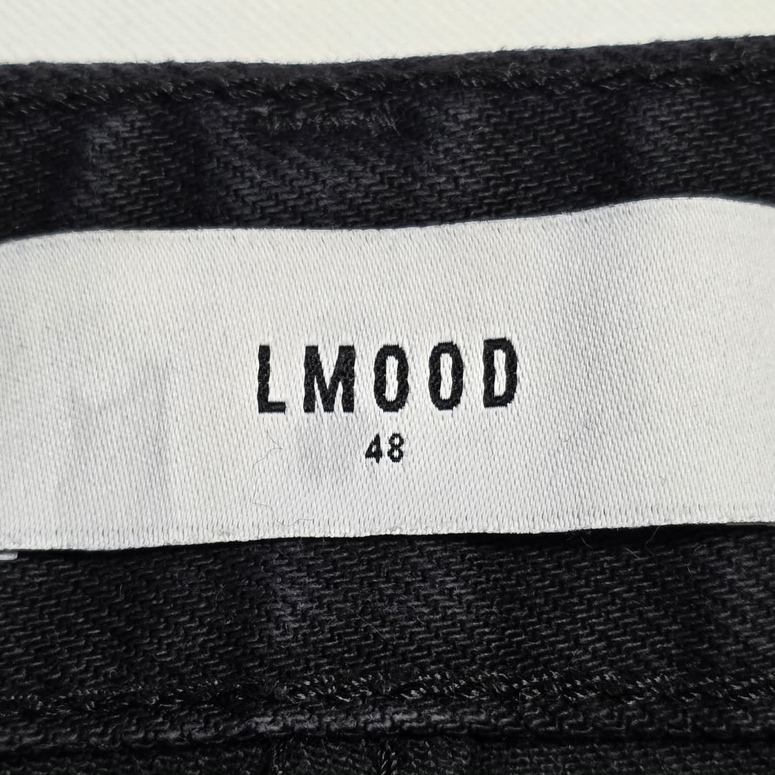 1125 LMOOD 빈티지 블랙 팬츠 48  매트 워싱 데님  데일리 상품이미지6
