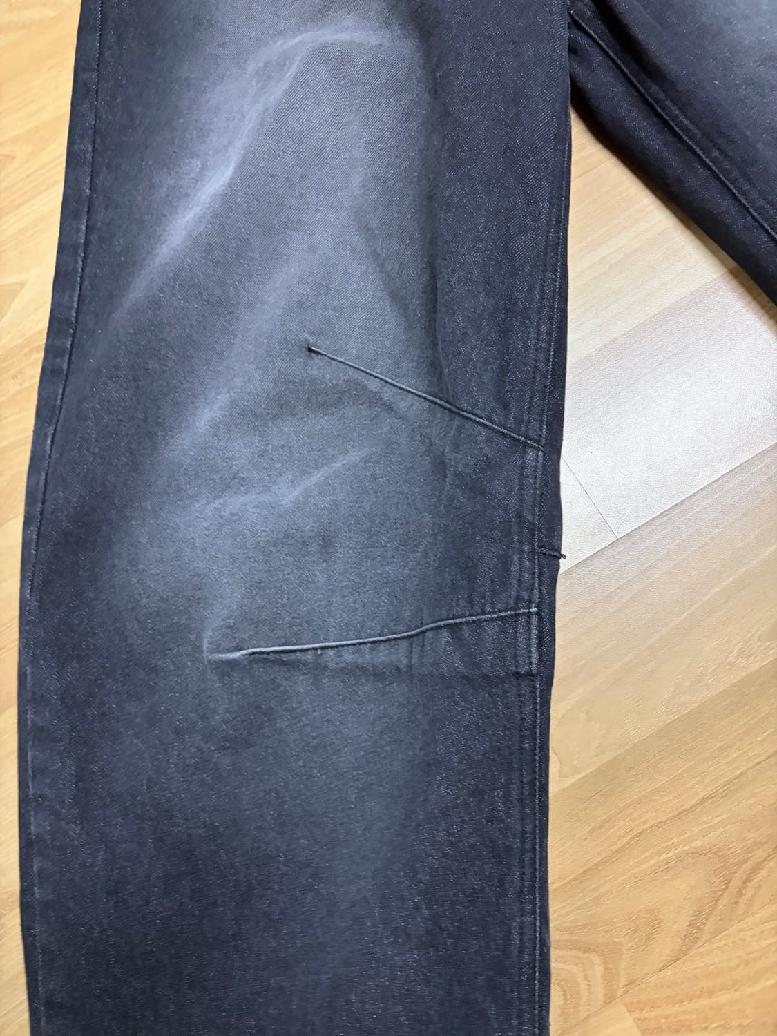 워싱 와이드 팬츠 싸게 팝니다 상품이미지3