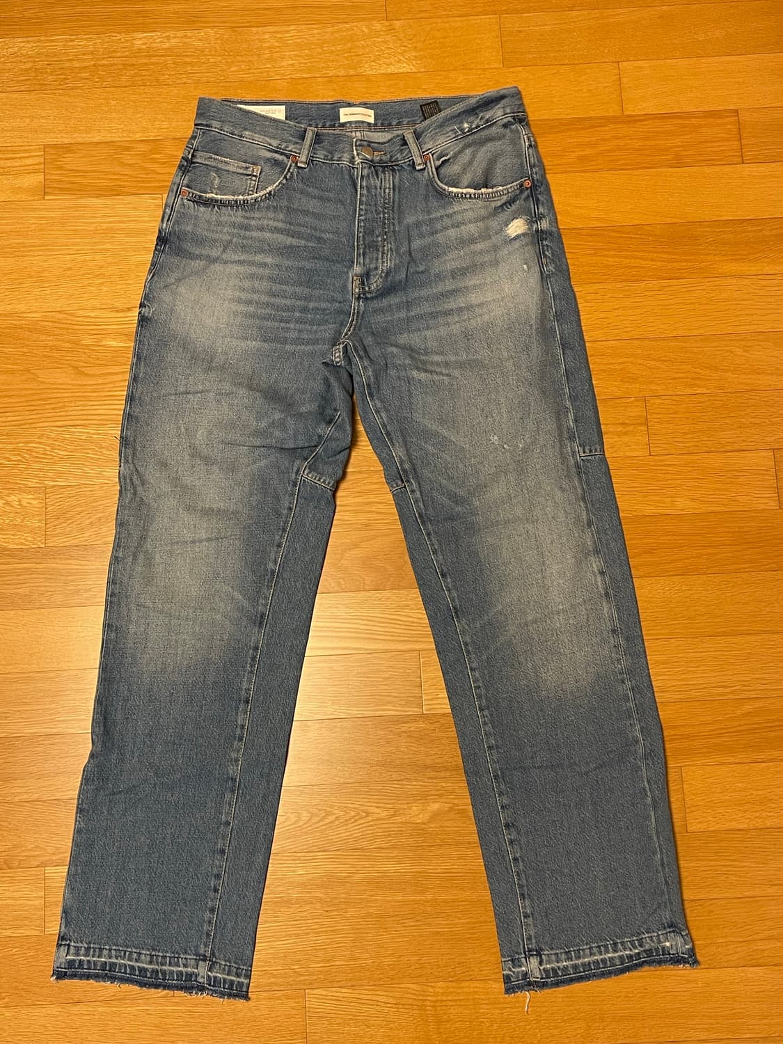 자라 릴렉스핏 리워크 데님 상품이미지2