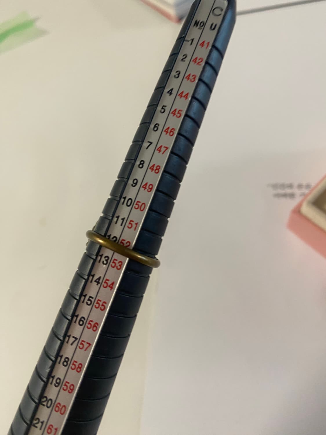 빈티지 노란 플라워 반지 상품이미지5