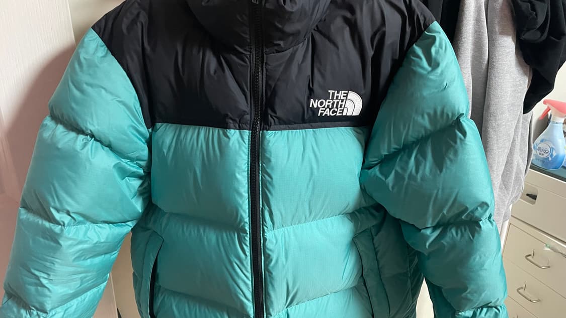 노스페이스 눕시 700 터콰이즈 패딩 상품이미지2