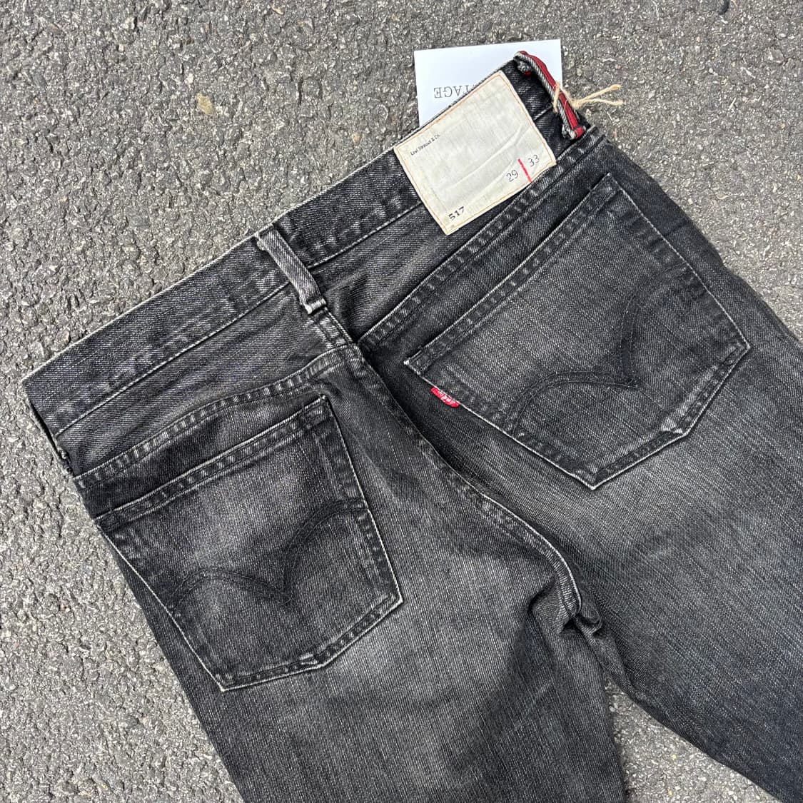 00년대 리바이스 레드룹 517 블랙 상품이미지9