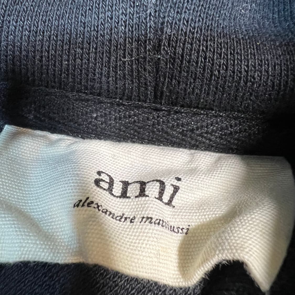 [XL] AMI 아미 블랙 하트 로고 후드티 상품이미지7