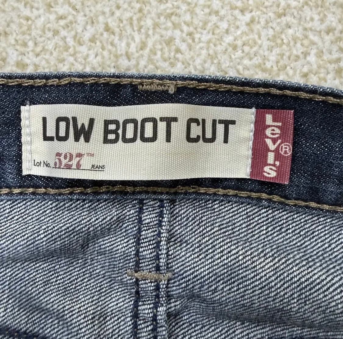 W29L30 리바이스 527 부츠컷 데님 0203T 상품이미지4