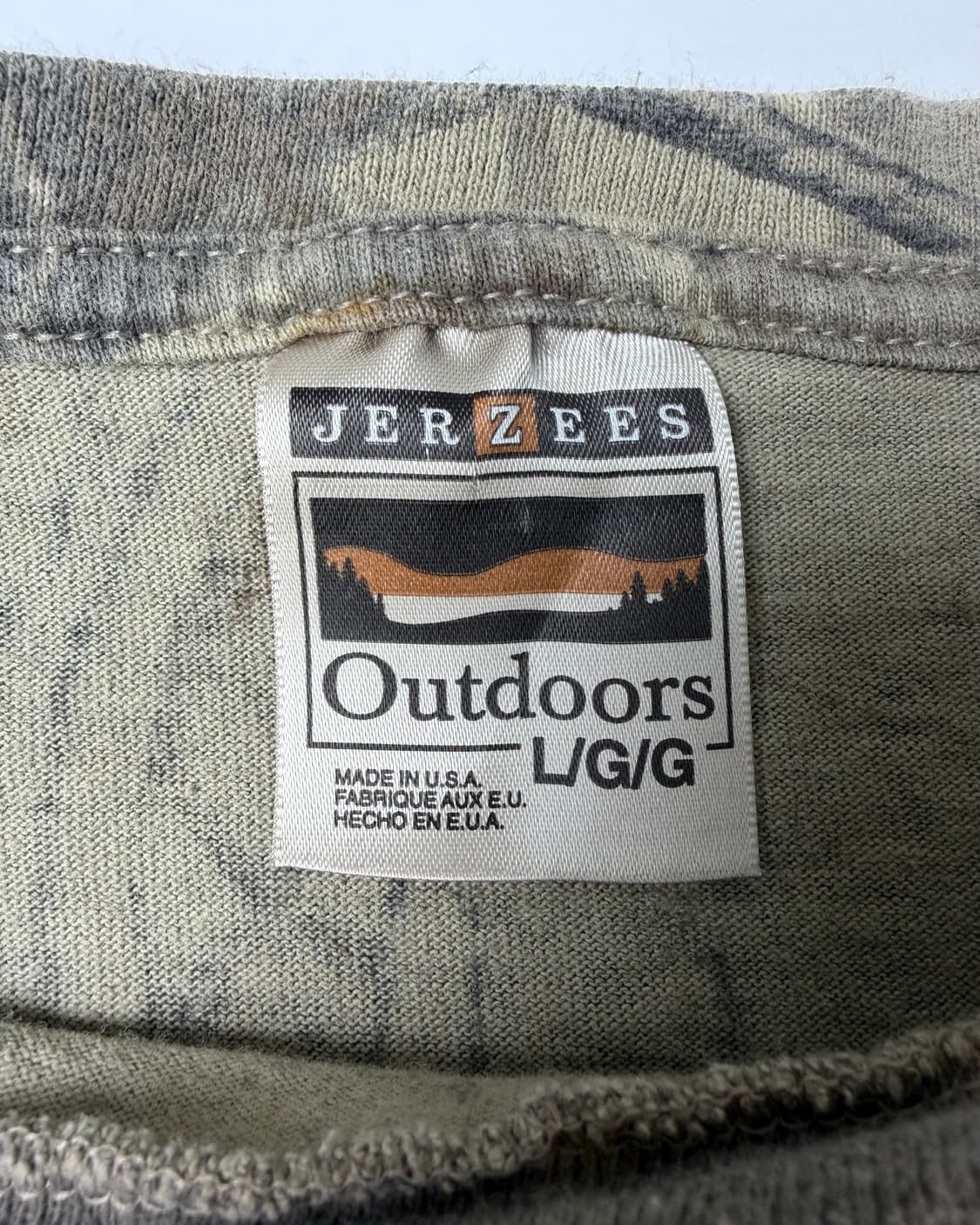 90s Forest Camouflage Long Sleeve Tee 상품이미지3