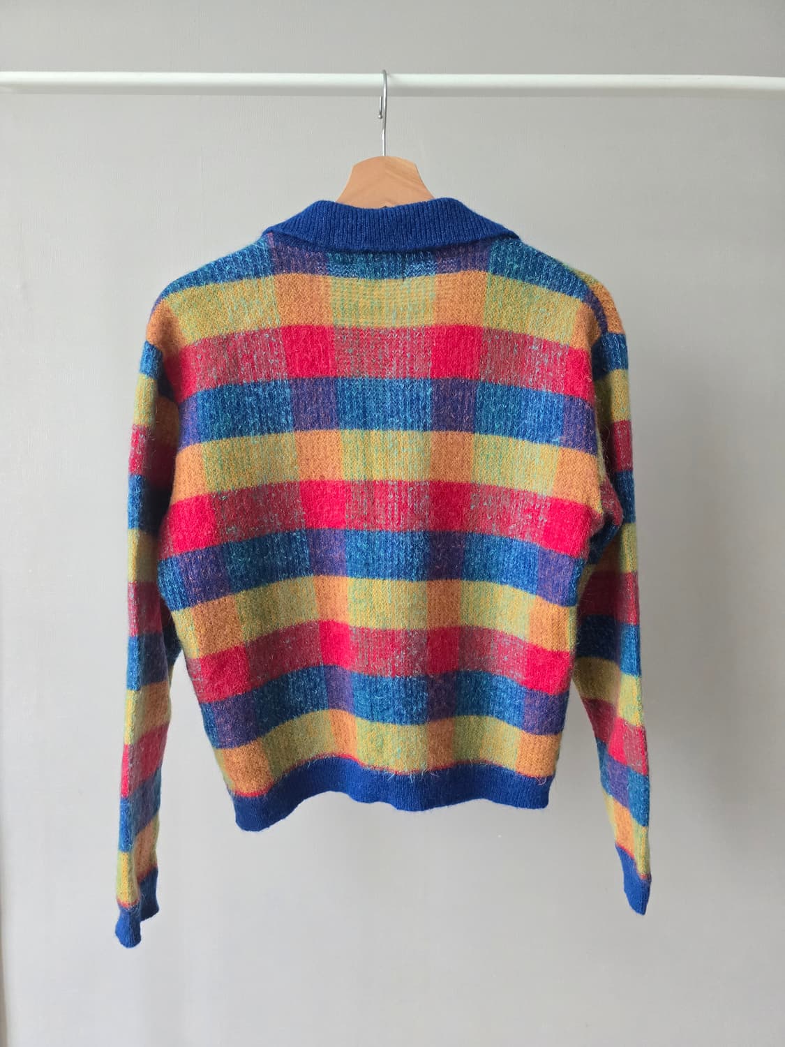 Ray Beams 키치한 컬러믹스 빈티지 가디건(japanese vtg) 상품이미지2