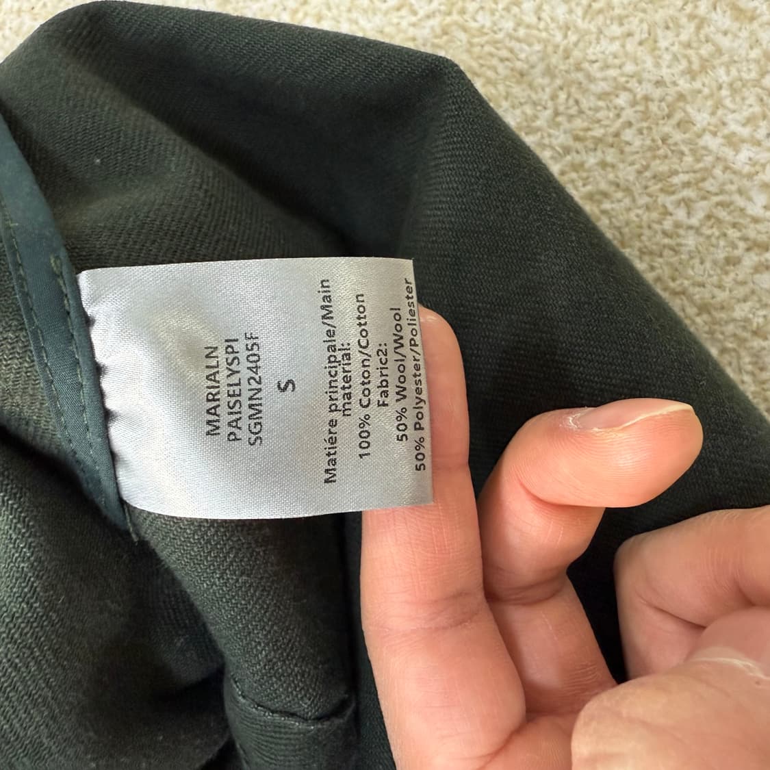 [S] 쟈딕앤볼테르 밀리터리 울 자켓 1229T2 상품이미지4