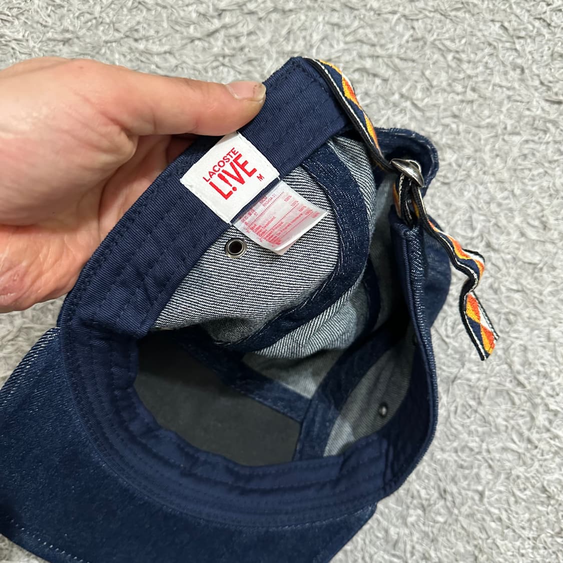 [95] 라코스테 데님캠프캡 상품이미지4