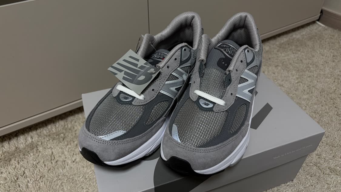 뉴발란스990v6 그레이 우먼사이즈 280 상품이미지1