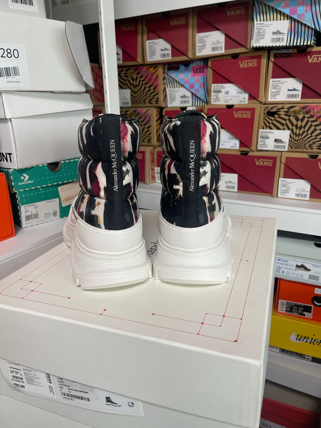 알렉산더맥퀸 오버솔 하이탑 스니커즈 상품이미지2