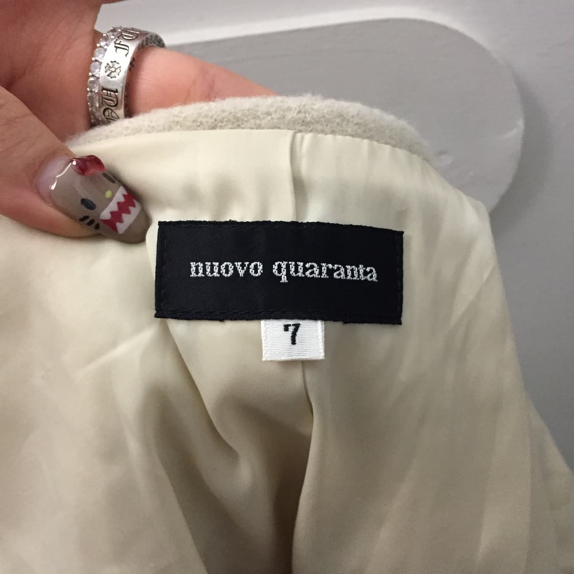 nuovo quaranta 모리걸 너드 괴짜 퀄팅 자켓 상품이미지6