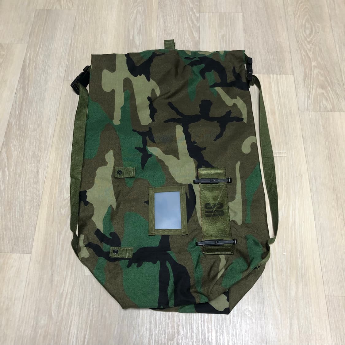 (ONE SIZE) 90's 미군 우드랜드 방수 미니 더플백 더블백 상품이미지1