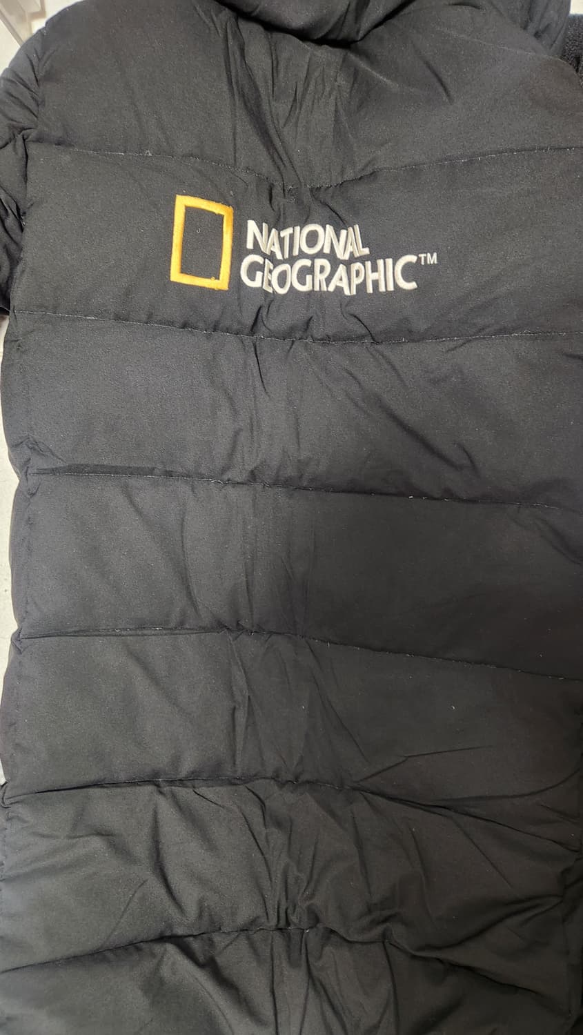 내셔널지오그래픽 블랙 롱패딩 겨울 점퍼 키즈 상품이미지2