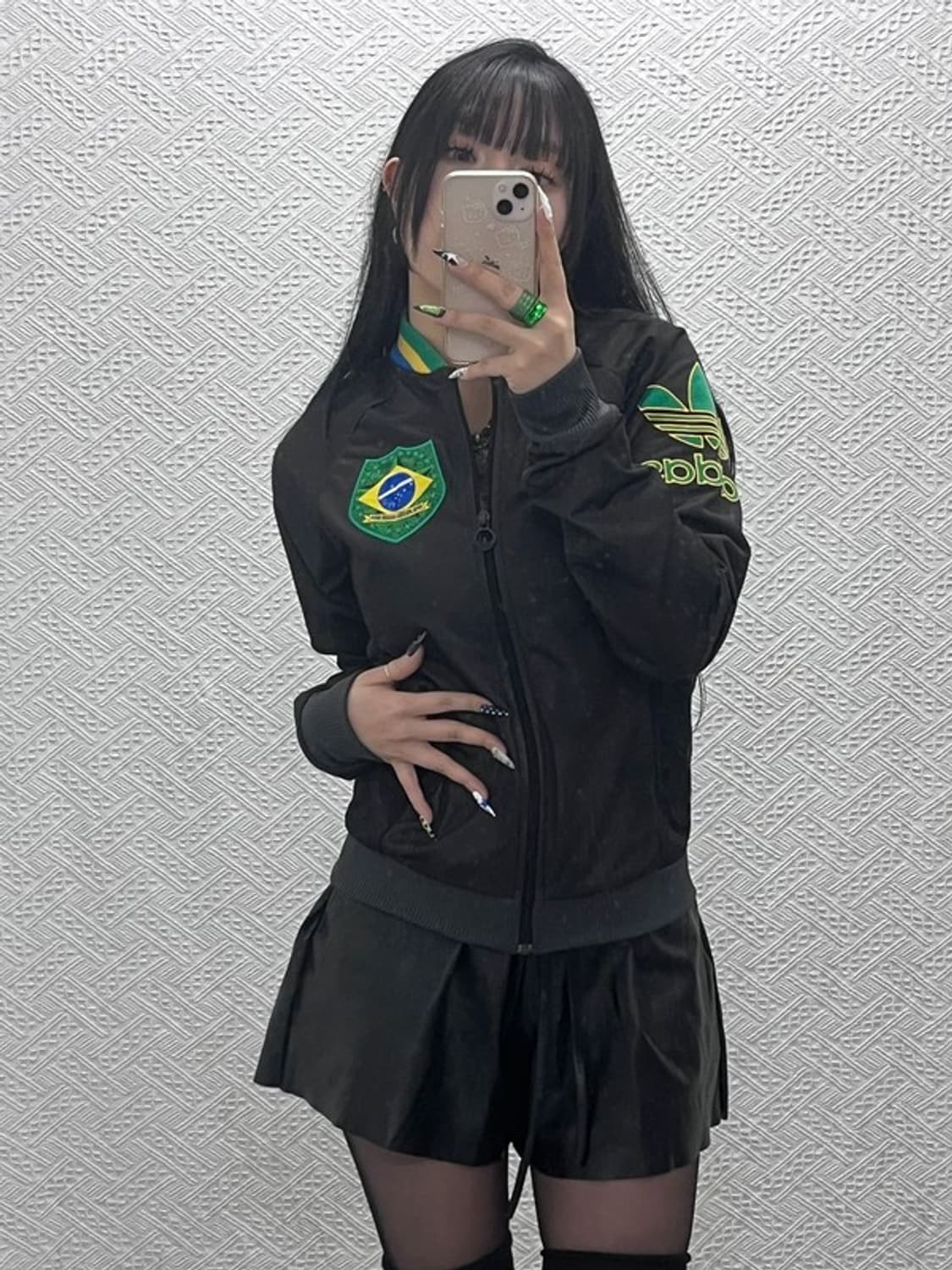 아디다스 올드스쿨 스포티 브라질 져지 집업 자켓 85 C08705 상품이미지1