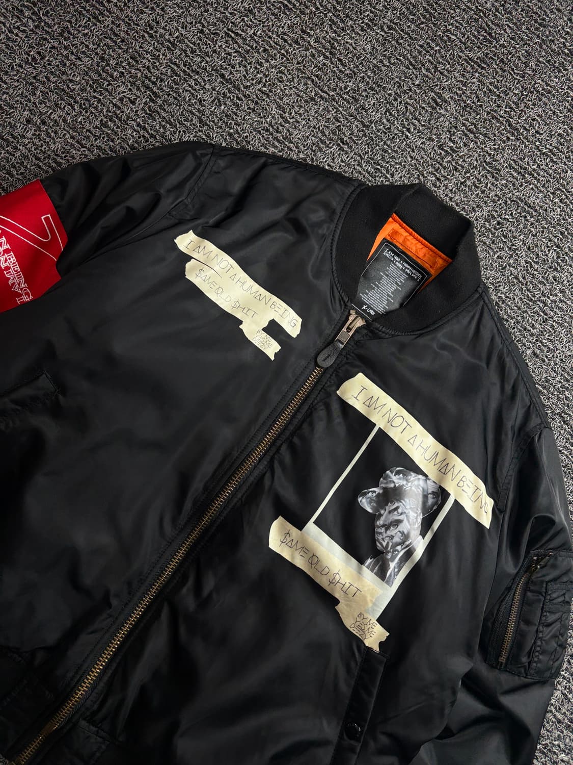 아임낫어휴먼빙 MA-1 멀티 디테일 항공 점퍼 4180 상품이미지3