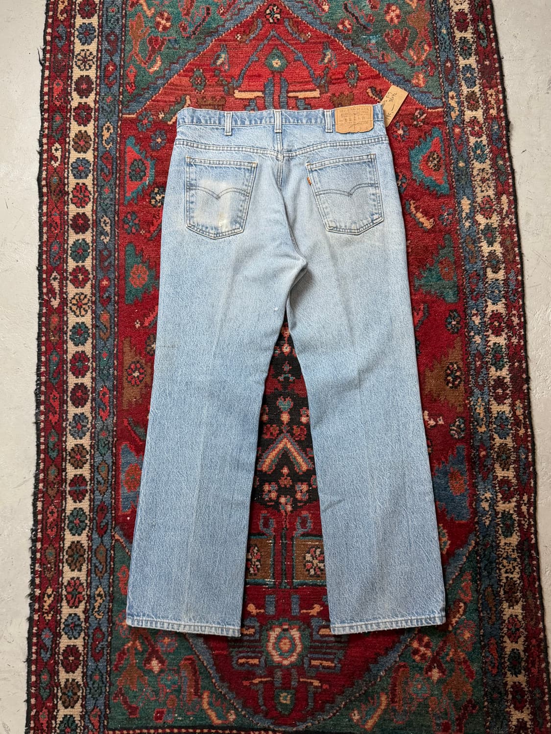 80's USA Made 빈티지 리바이스 517 오렌지탭 부츠컷 상품이미지3