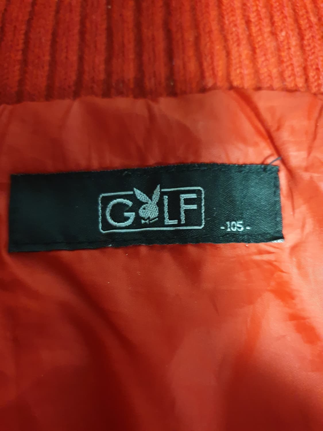 플레이보이골프 나일론 울 혼방 패딩 자켓 레드 (105) 상품이미지5