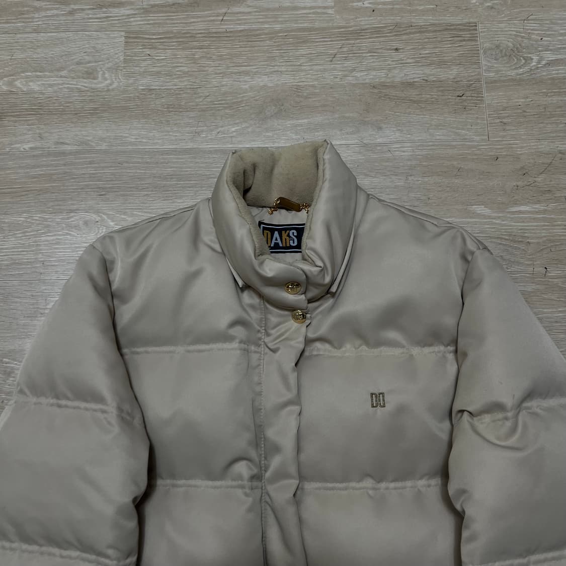 닥스 여성 프리미엄 덕다운 스탠드넥 패딩 점퍼 [베이지] L/100 상품이미지2