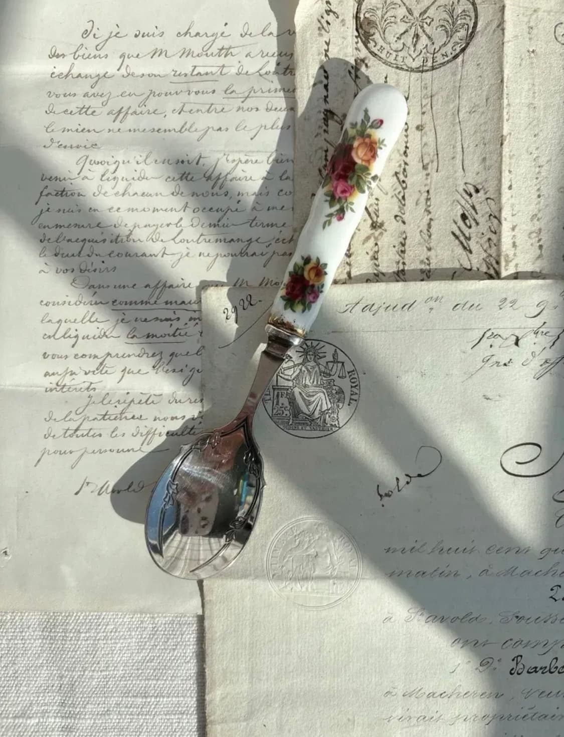 로얄알버트 황실장미 잼스푼 상품이미지1