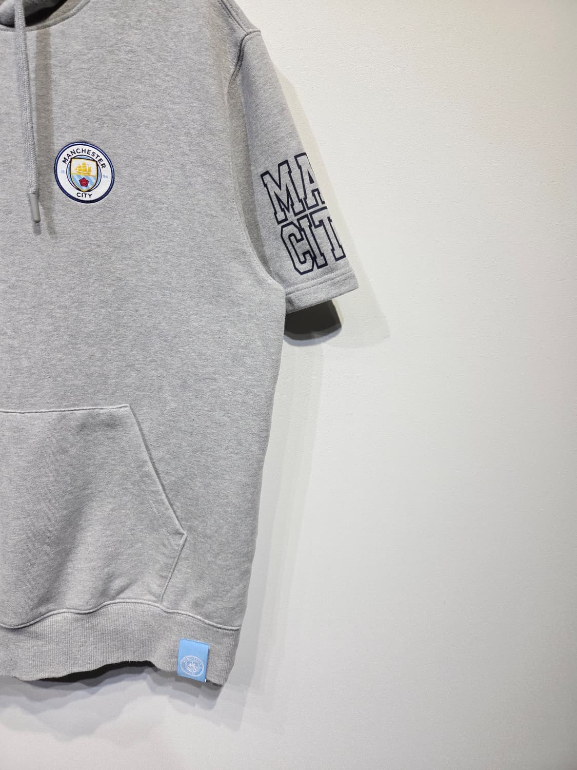 맨체스터 시티 반팔 후드티 그레이 상품이미지5