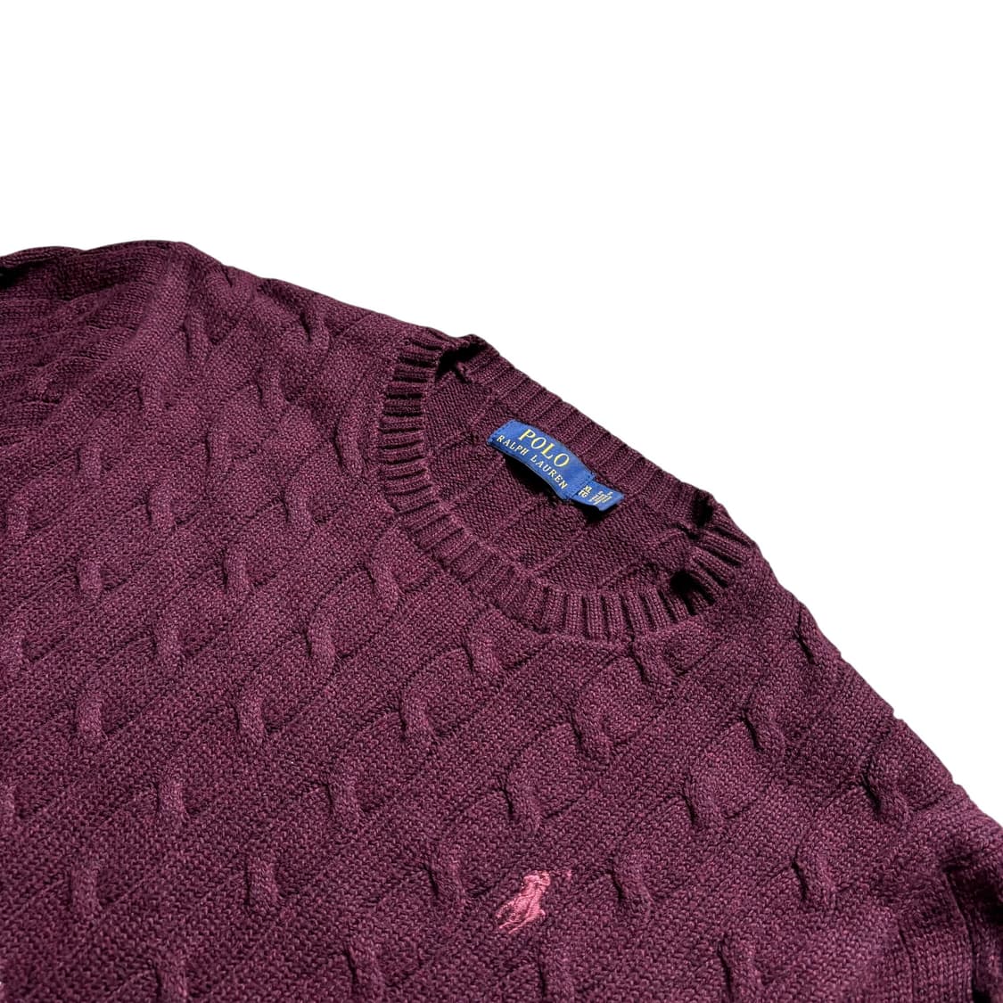 폴로 꽈배기 니트 상품이미지2