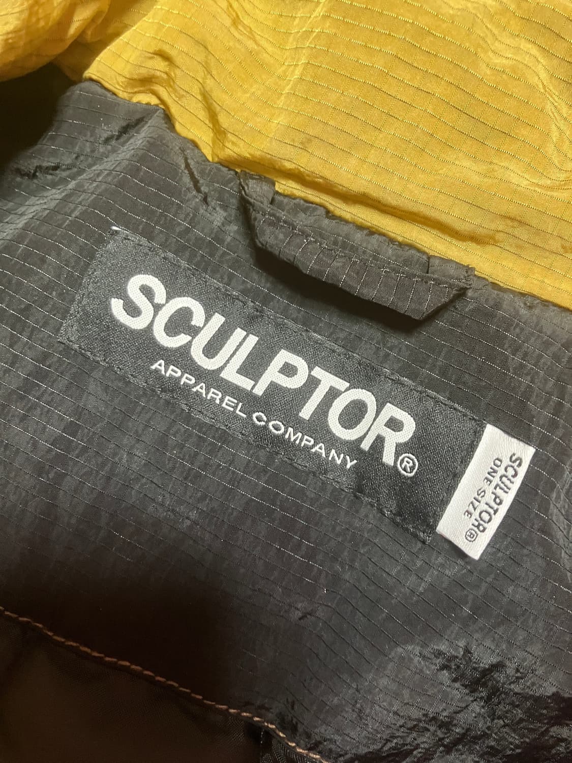 스컬프터 레트로 콤비 윈드브레이커 바람막이 워크자켓 블랙 경량패딩 상품이미지5