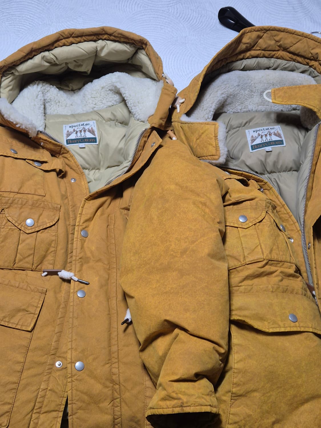헨리코튼 스펙테이터 23년 왁스 코튼 다운 자켓 48,50 상품이미지1