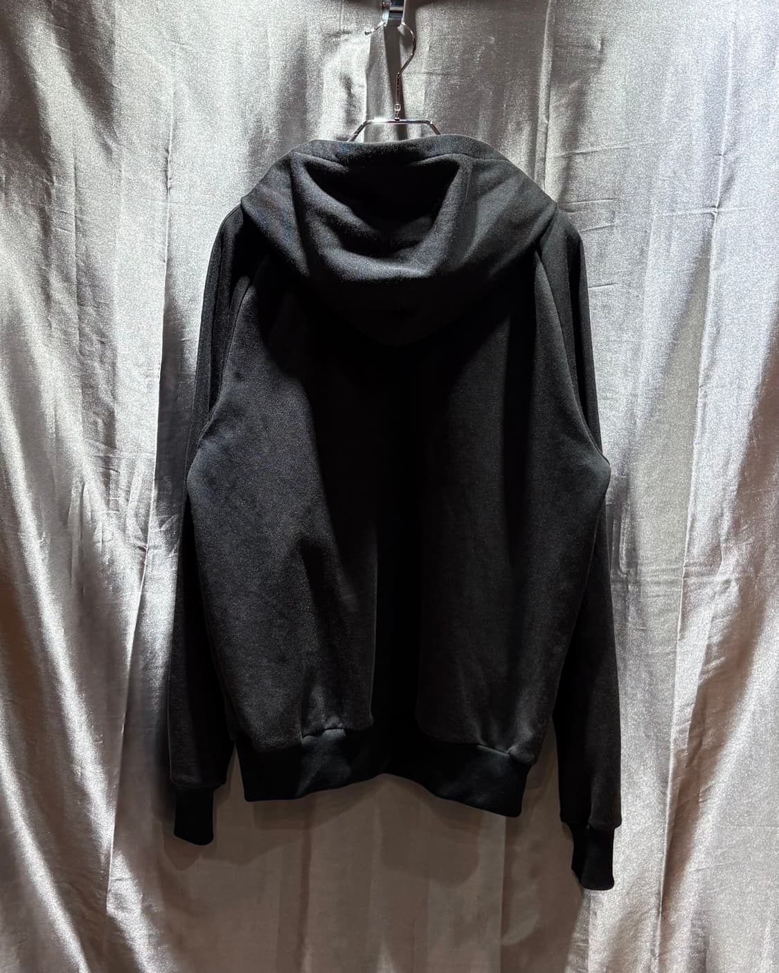 M 아디다스 골드로고 블랙 후드 트랙탑 상품이미지3