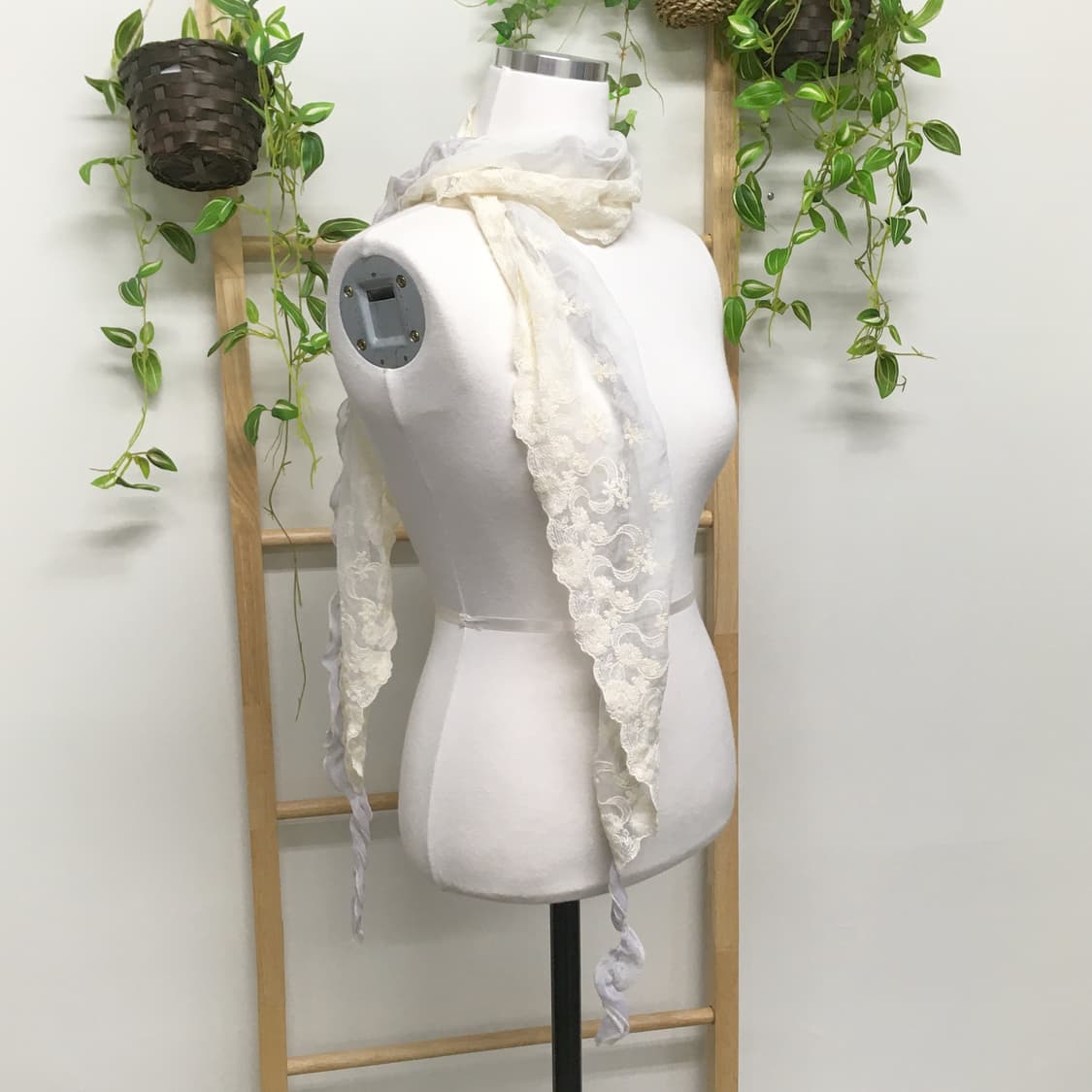 JPN/ 레이스스카프 소라색스카프 모리걸스카프 모리룩스카프  상품이미지4