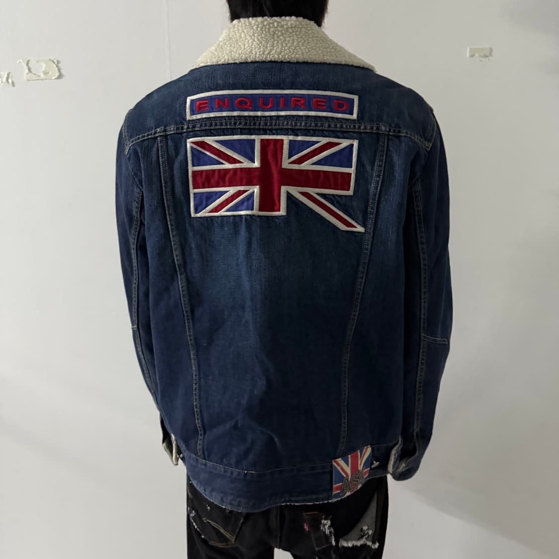 ASK 잉글랜드 데님 쉐르파 자켓  상품이미지3