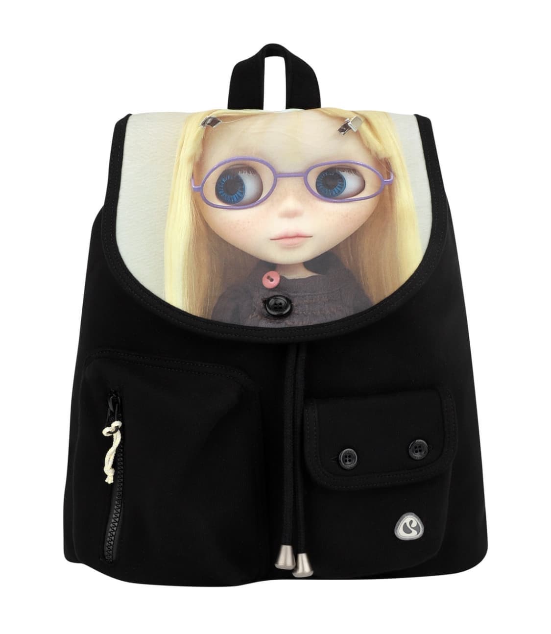 코이세이오 X 브라이스돌 피그먼트 다이드 백팩 블랙 상품이미지1