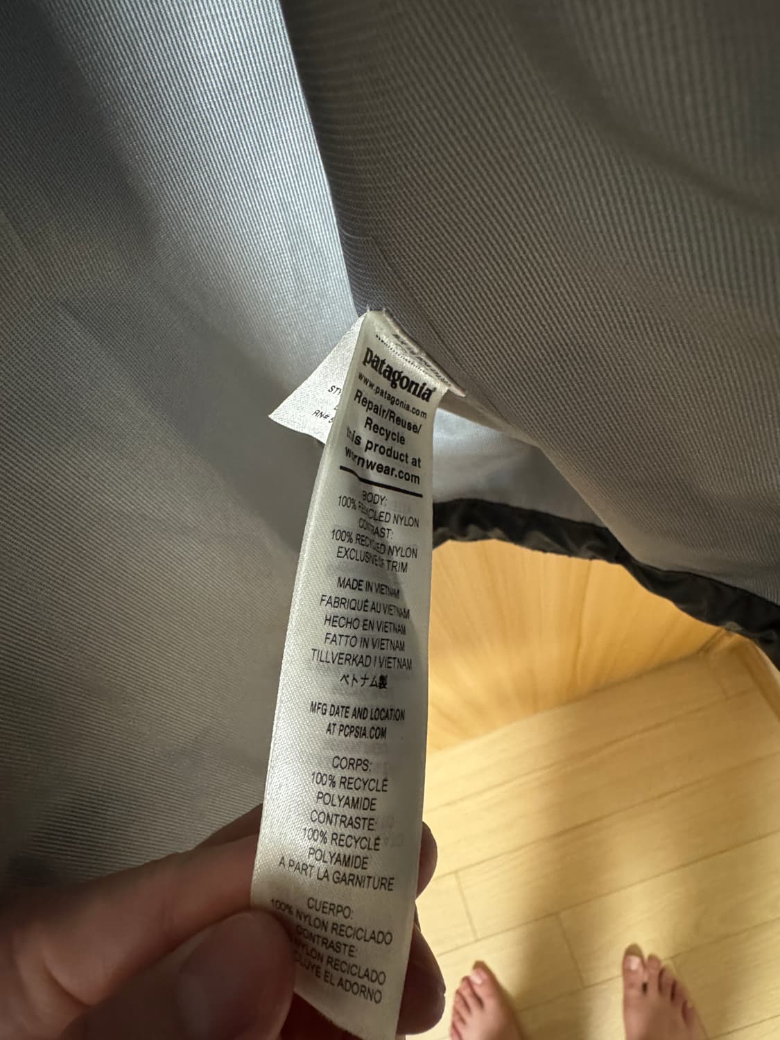 파타고니아 토렌쉘 3L 레인 자켓 블랙 (s) 판매합니다. 상품이미지4