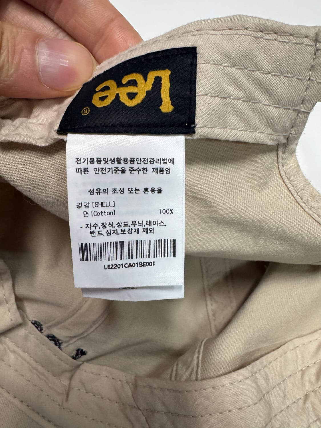 LEE 리 베이지 클래식 볼캡 모자 상품이미지4