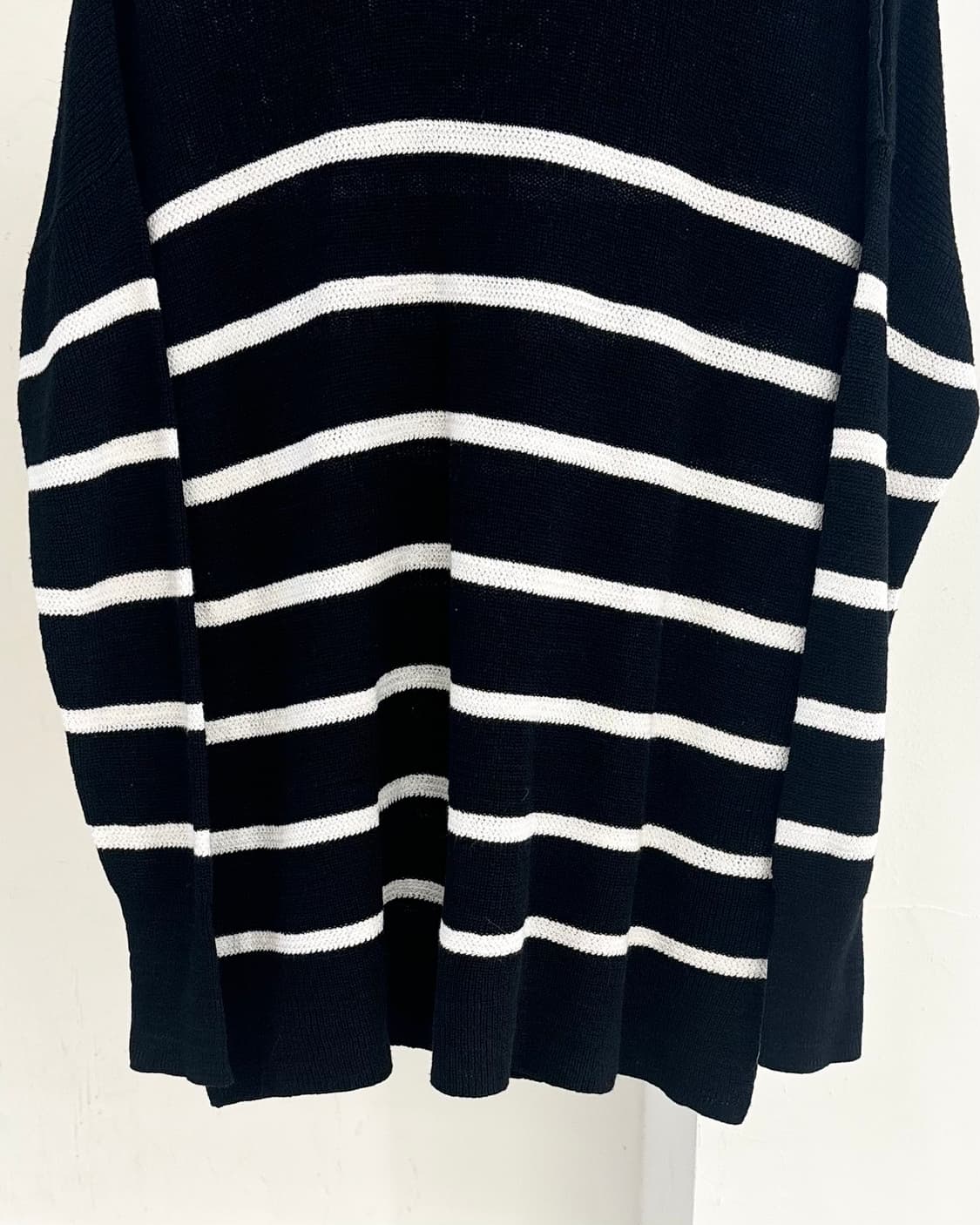 폴로 랄프 로렌 버튼 숄더 스트라이프 블랙 니트 상품이미지5