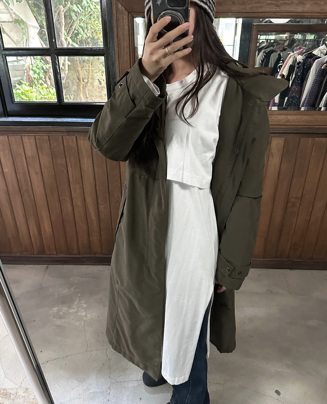 ALLEGRI quilted long jacket 상품이미지3