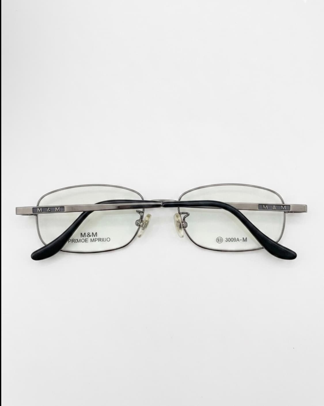 M&M 긱시크 사각 메탈 프레임 안경 상품이미지2