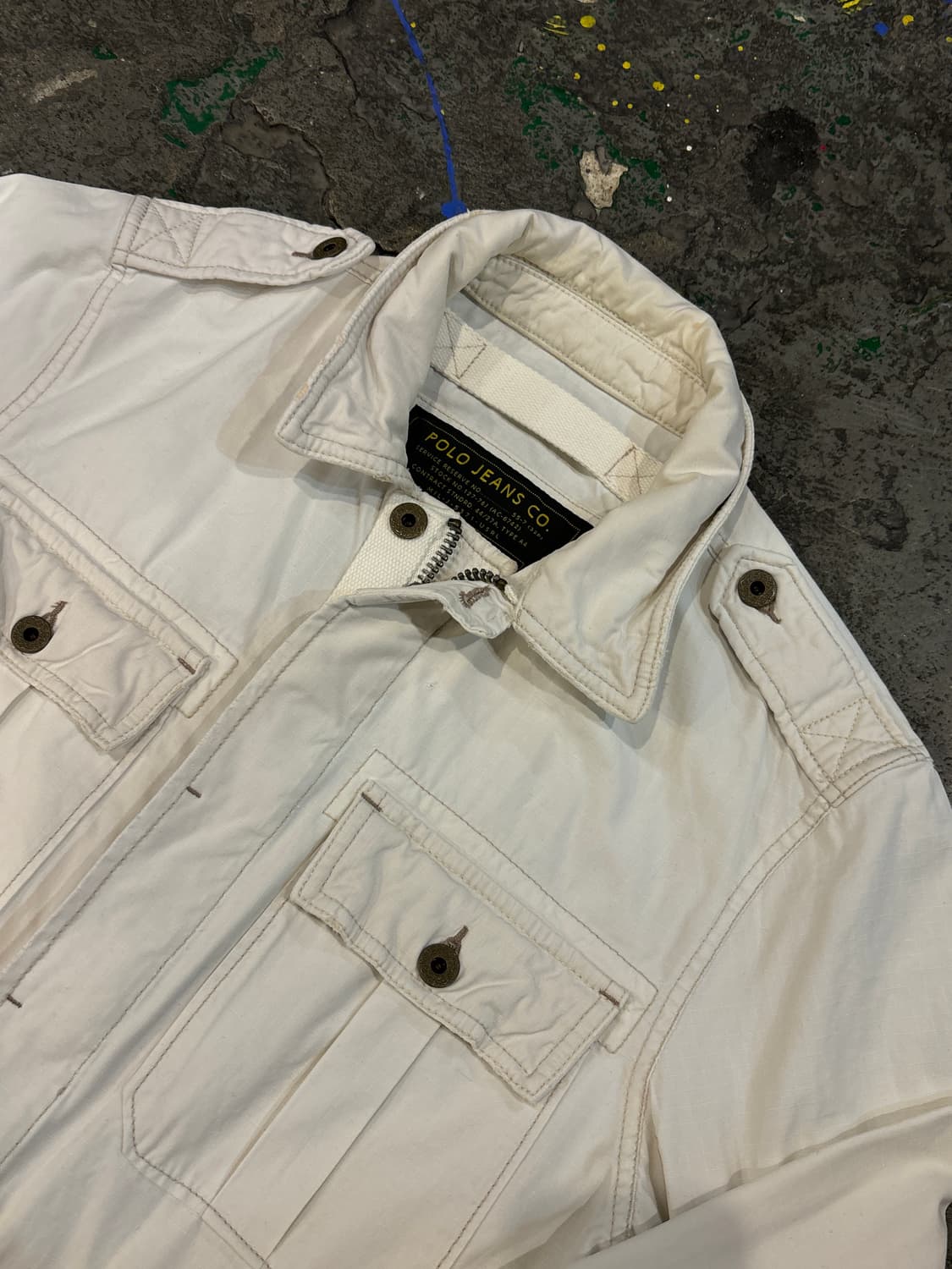 폴로진스 화이트 필드자켓 상품이미지7