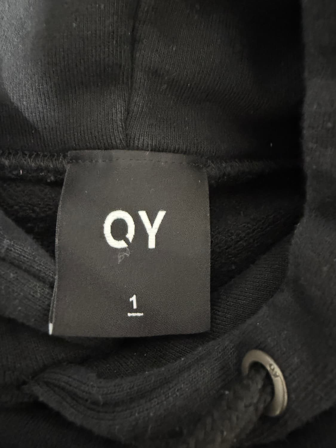 OY globe logo hoodie (오와이 글로브 로고 후드티 블랙) 상품이미지3