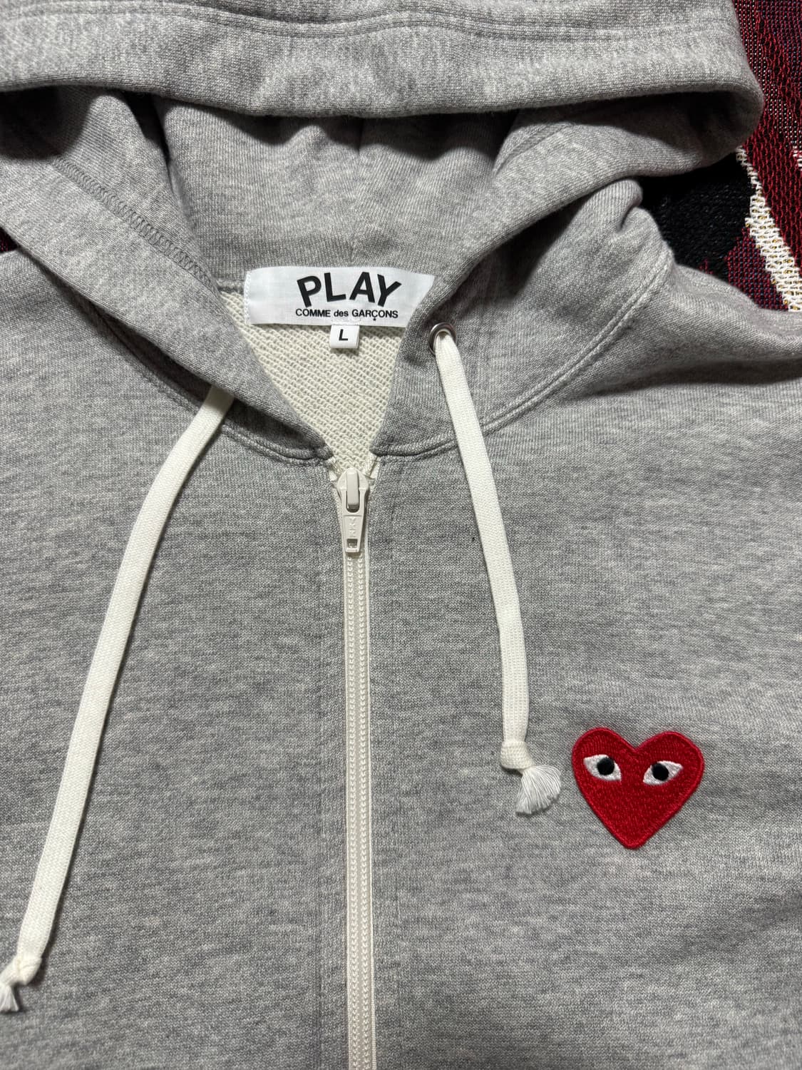 꼼데가르송 후드집업 L 상품이미지4
