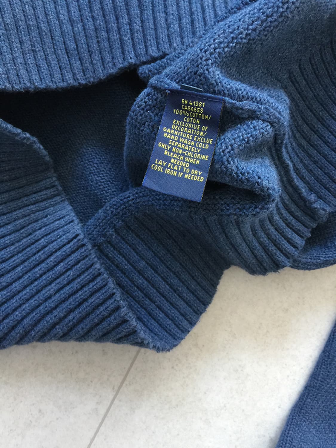 (WOMAN) 폴로랄프로렌 버튼넥 니트 L 상품이미지5