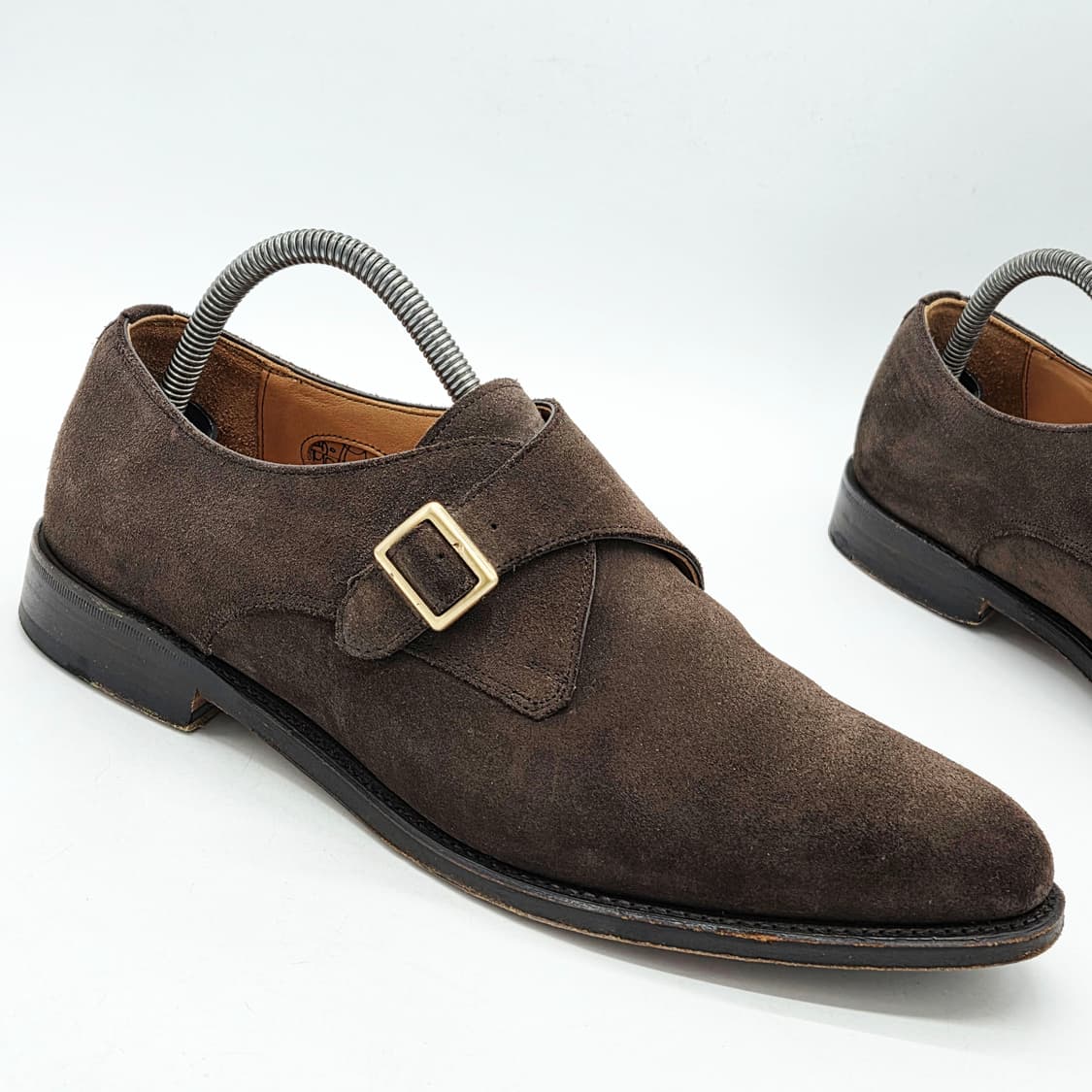 헤리티지 리갈 스웨이드 싱글 몽크스트랩 슈즈 브라운 (275) 상품이미지6